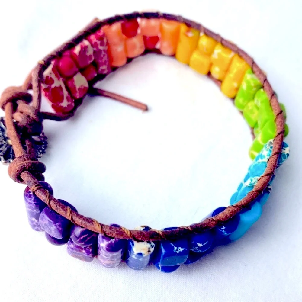 Sunflower rainbow colored